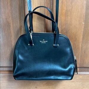 Kate Spade Black Satchel with Structured Design